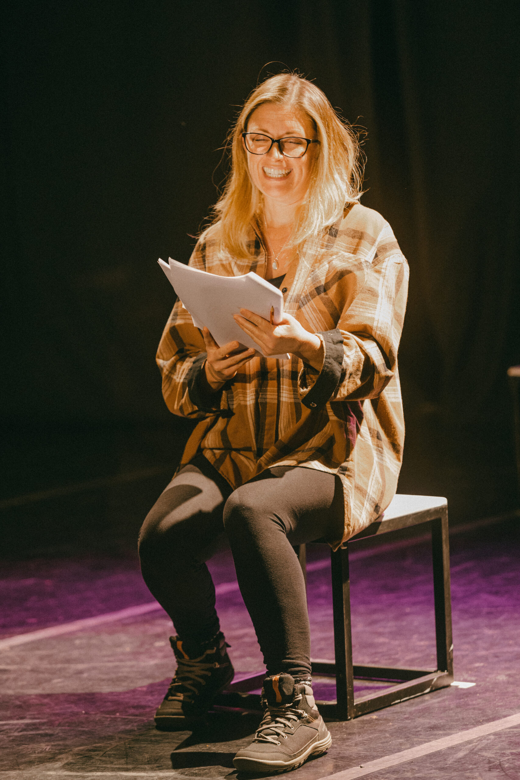 IABM Rehearsed Reading Laughing