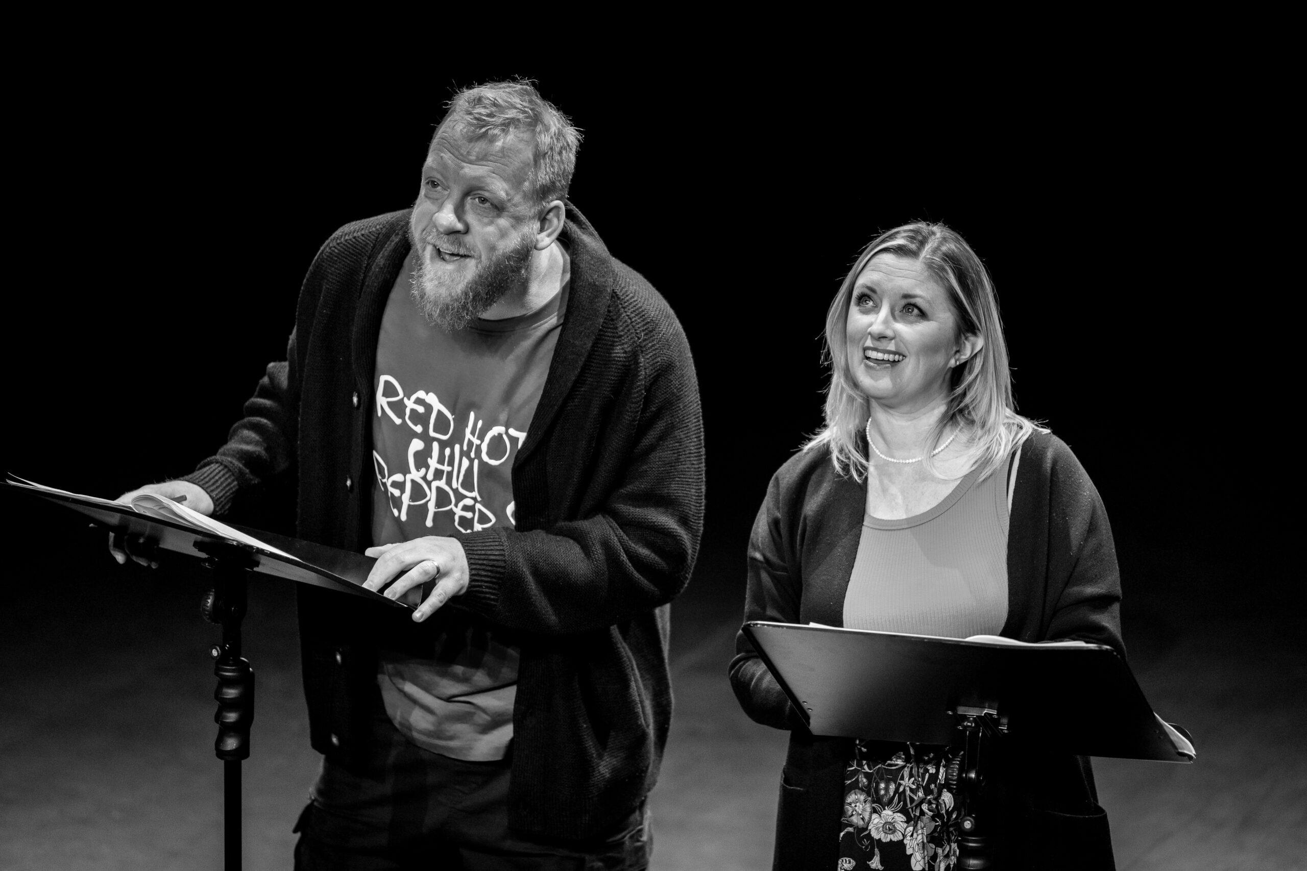 Gemma acting in a scene from the Royal and Derngate Showcase